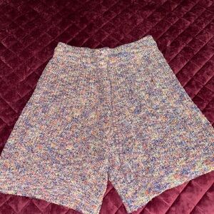 Zara Colorful Knit Shorts